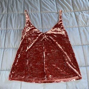 Velvet tank top